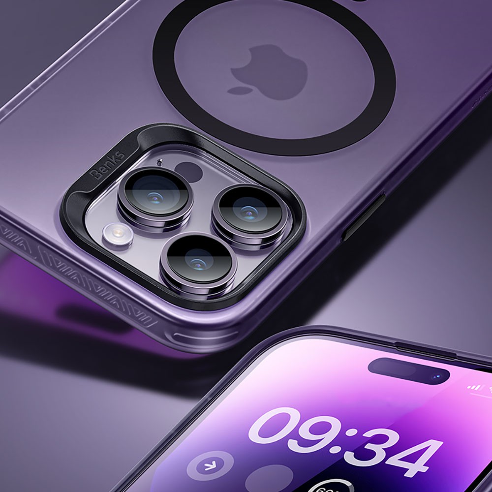 iPhone 14 Pro Max Kılıf Magsafe Şarj Özellikli Benks Lucid Armor Kılıf