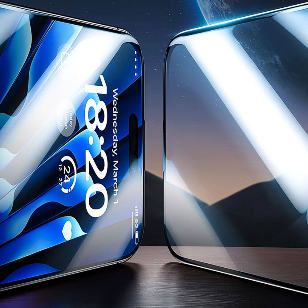 iPhone 15 Benks Glass Warrior Safir Coating Ekran Koruyucu + Kolay Uygulama Aparatlı