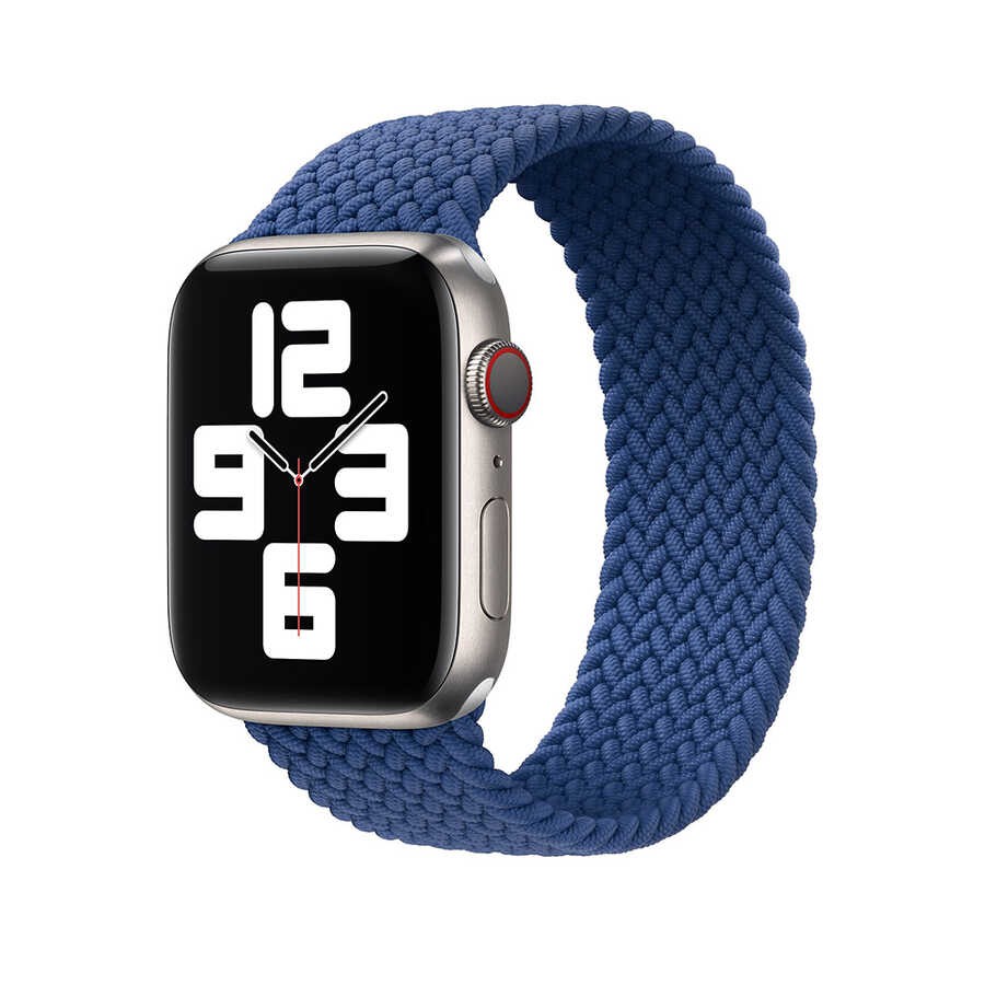 Watch Ultra 49mm Kordon Wiwu Braided Solo Loop Large Strap Kayış