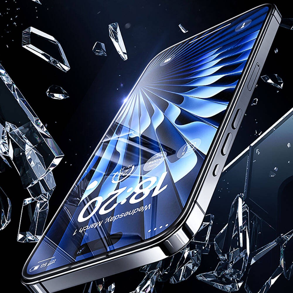 iPhone 15 Benks Glass Warrior Safir Coating Ekran Koruyucu + Kolay Uygulama Aparatlı