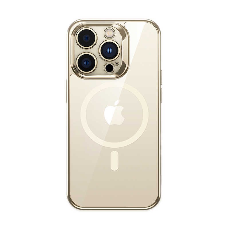 iPhone 14 Pro Kılıf Magsafe Şarj Özellikli Premium Cam Arka Yüzey Benks Electroplated Kılıf