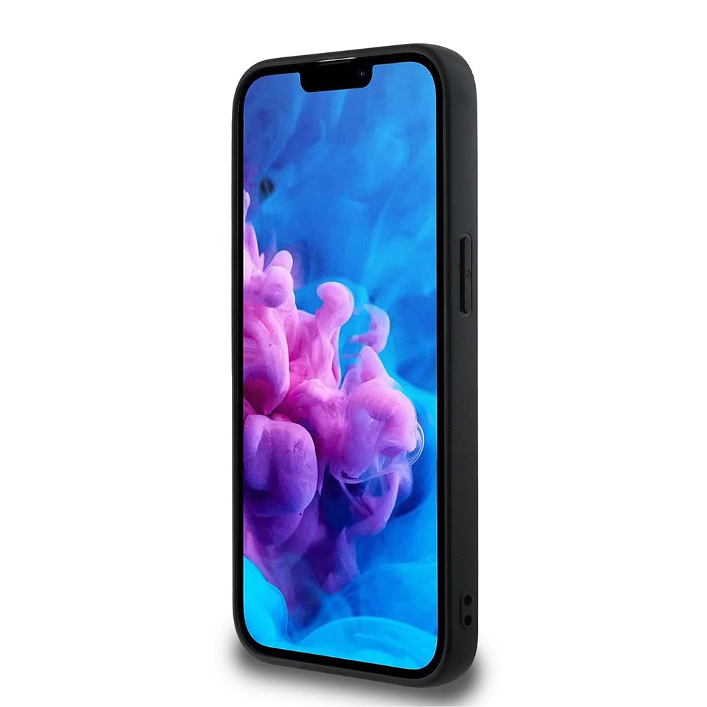 Apple iPhone 16E Kılıf Guess Orjinal Lisanslı M-safe Şarj Özellikli Grained Triangle Kapak
