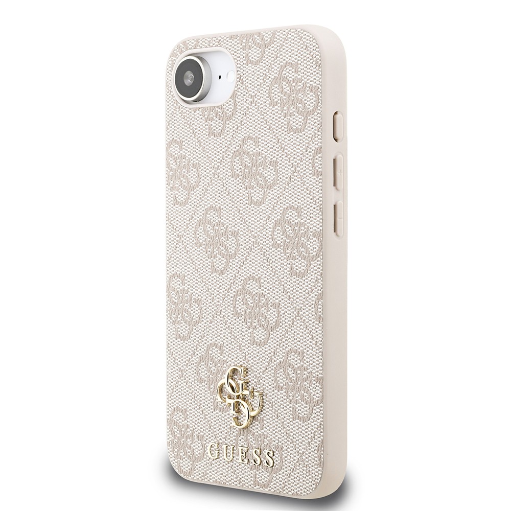 Apple iPhone 16E Kılıf Guess Orjinal Lisanslı M-safe Şarj Özellikli Small 4G Classic Kapak