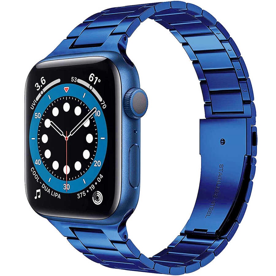 Watch 38mm Wiwu Ultra Thin Steel Belt Three Beads Metal Kordon
