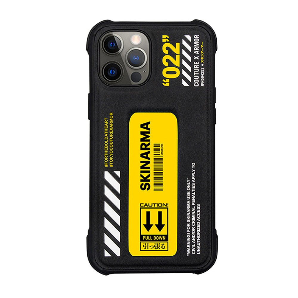 iPhone 12 Pro Max Kılıf SkinArma Standlı Deri Görünümlü Shingoki Kılıf