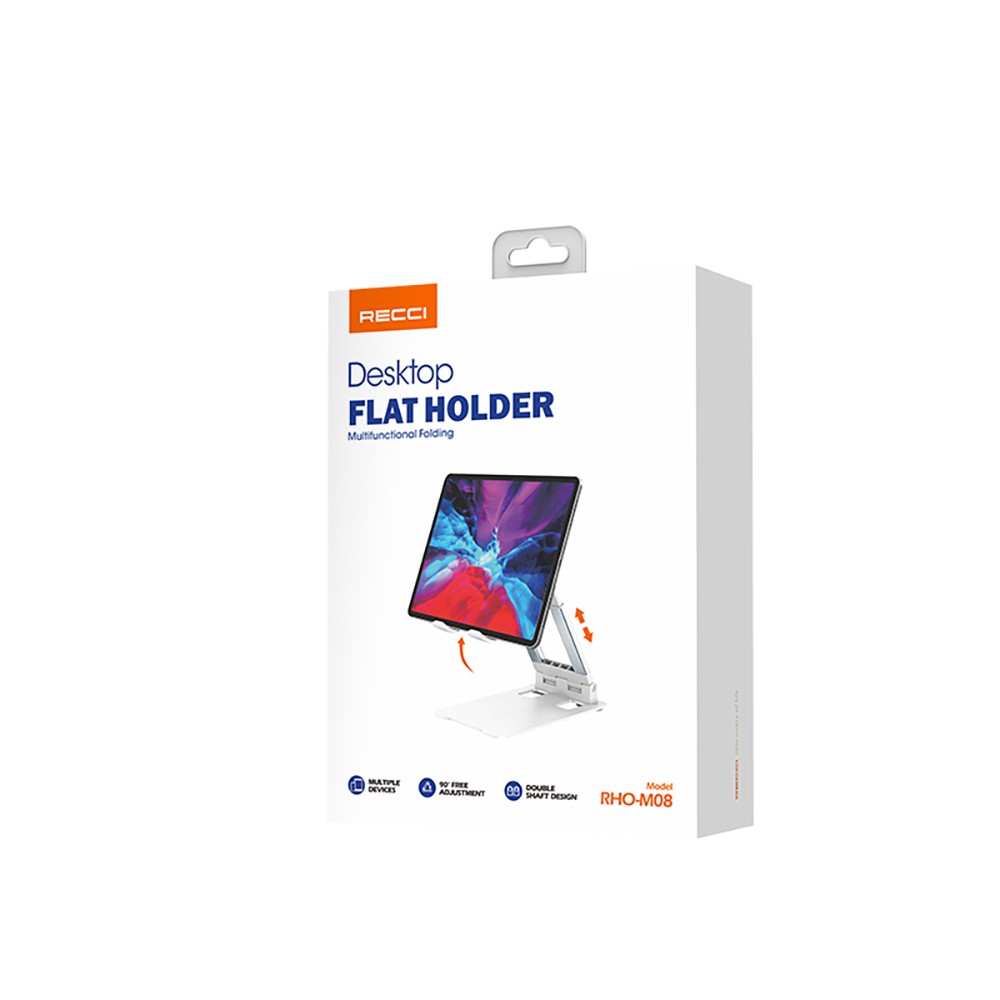 Recci RHO-M08 Ayarlanabilir Katlanabilir 90 Derece Dönebilen Telefon ve Tablet Standı