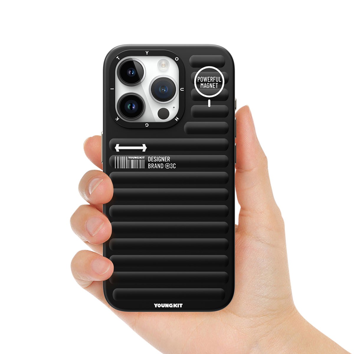 iPhone 14 Pro Kılıf Mat Renkli Tasarım YoungKit Original Serisi Kılıf