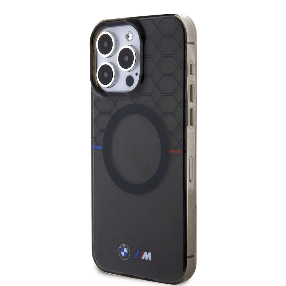 Apple iPhone 16 Pro Max Kılıf BMW Magsafe Şarj Özellikli Transparan M Dizayn Orjinal Lisanslı Kapak