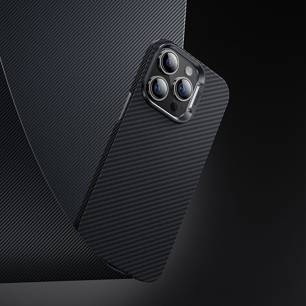 iPhone 14 Pro Kılıf Karbon Fiber Benks 600D Essential Kevlar Kılıf