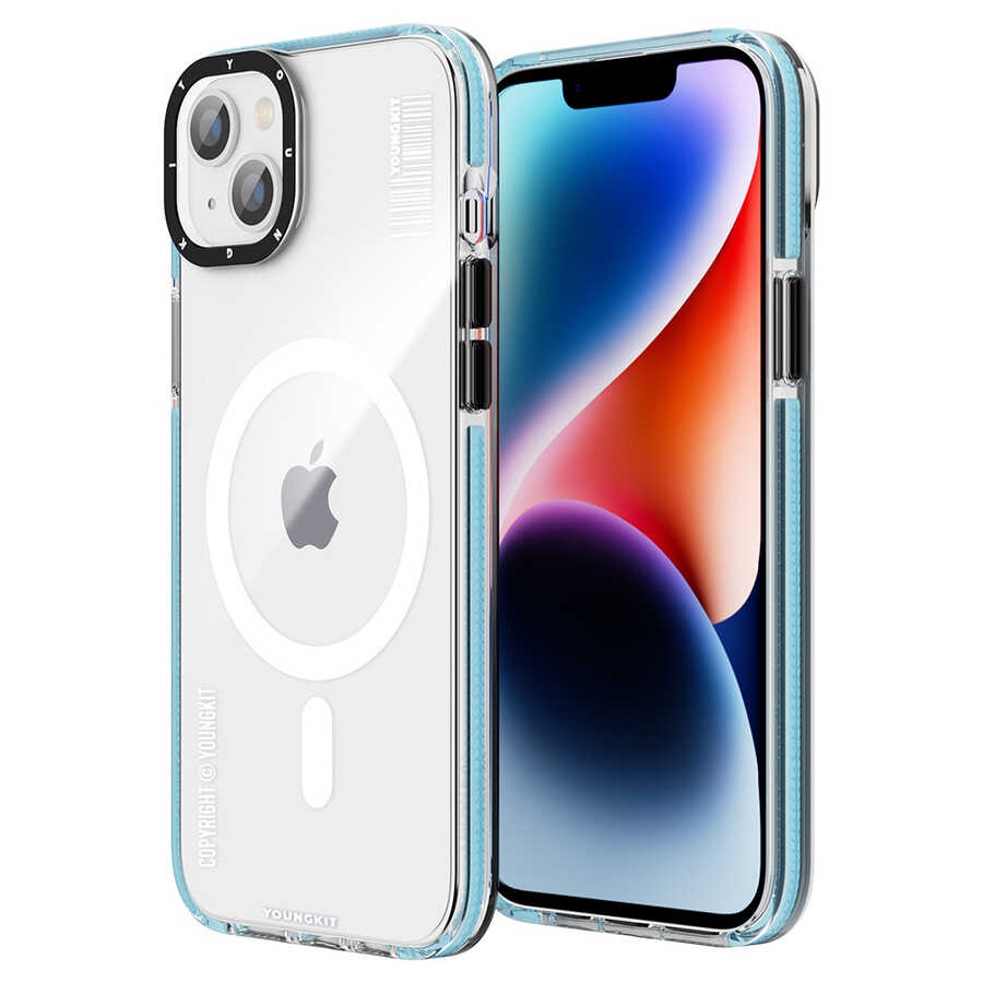 iPhone 14 Kılıf Magsafe Şarj Özellikli YoungKit Exquisite Serisi Kılıf