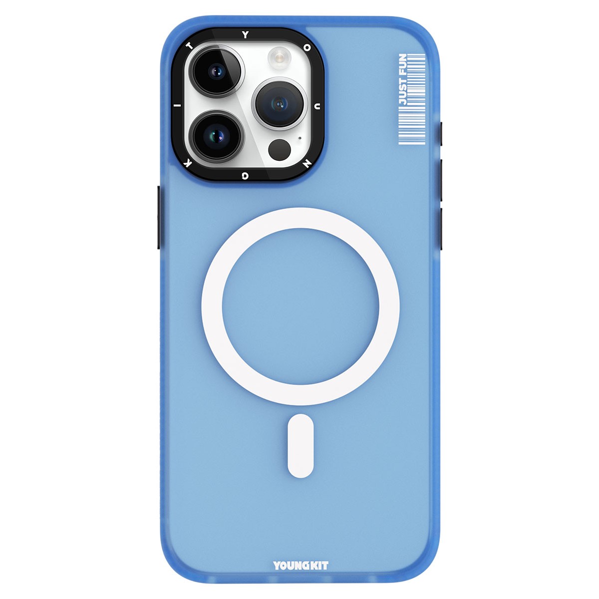 iPhone 15 Pro Kılıf Magsafe Şarj Özellikli Youngkit Colored Sand Serisi Kılıf