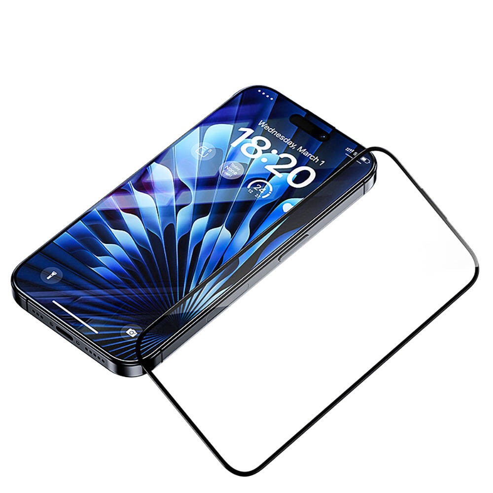 iPhone 15 Benks Glass Warrior Safir Coating Ekran Koruyucu + Kolay Uygulama Aparatlı