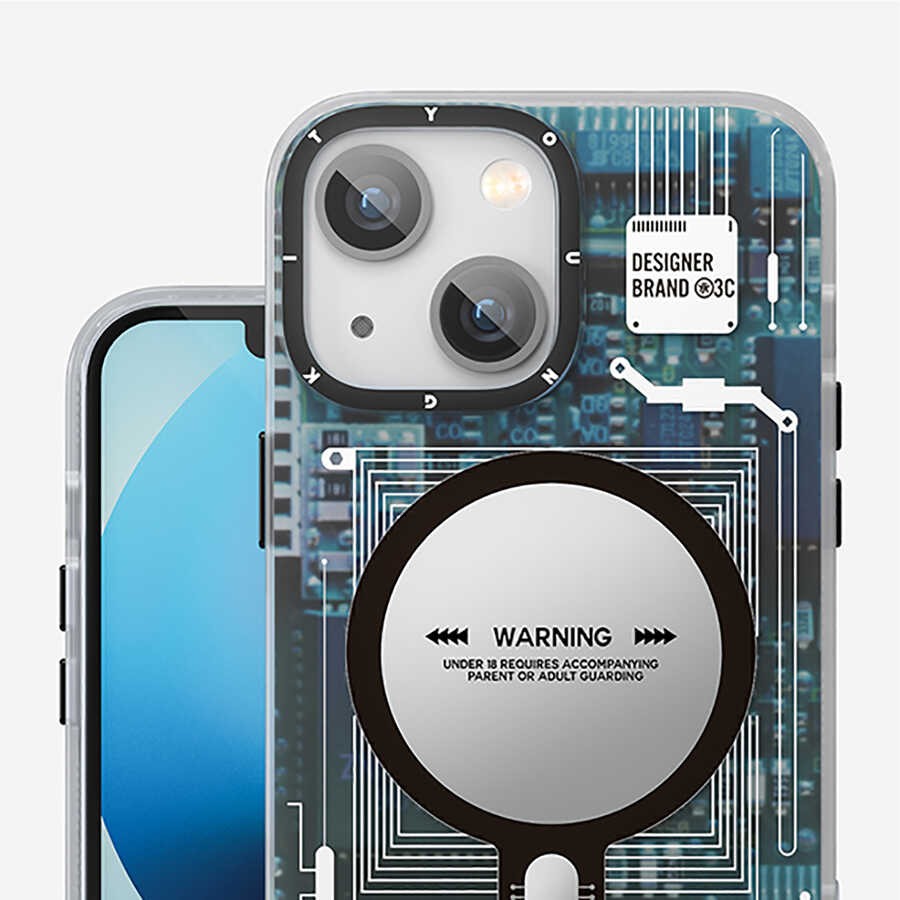 iPhone 13 Kılıf Magsafe Şarj Özellikli YoungKit Technology Serisi Kılıf