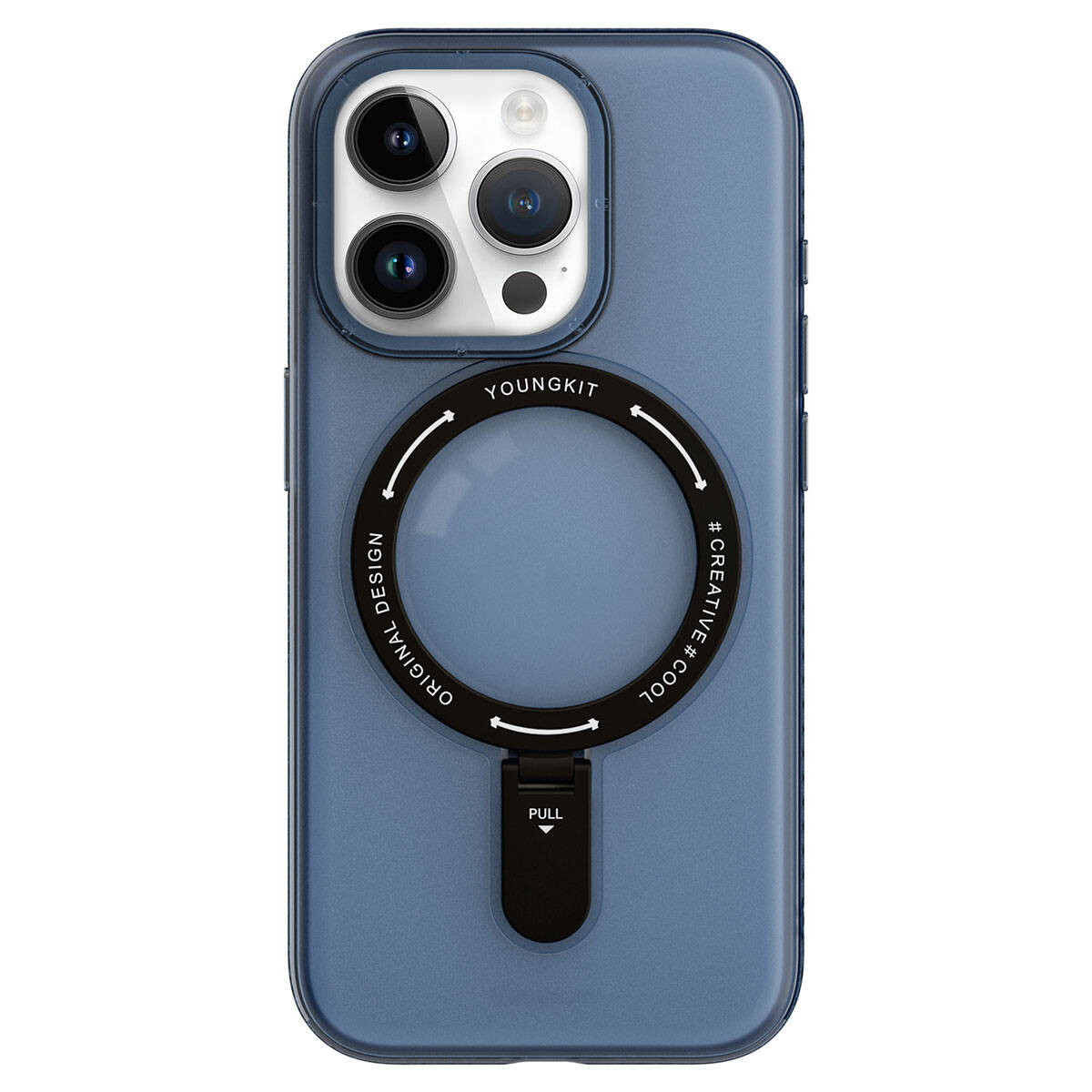 iPhone 15 Pro Max Kılıf Magsafe Şarj Özellikli Youngkit Rock Serisi Kılıf