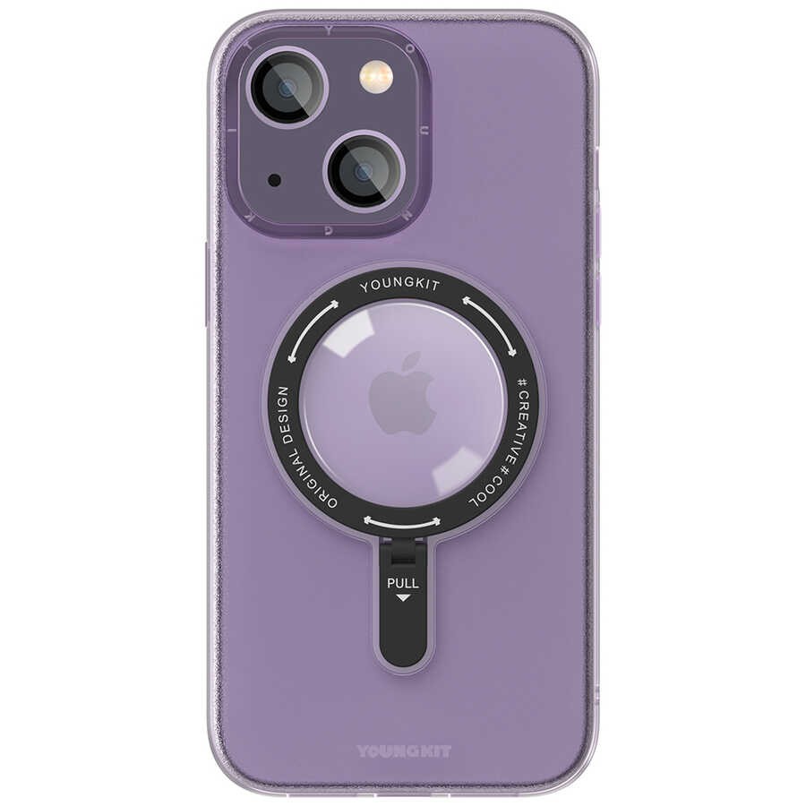 iPhone 14 Plus Kılıf Magsafe Şarj Özellikli Youngkit Rock Serisi Kılıf