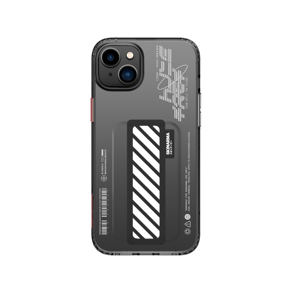 iPhone 14 Kılıf SkinArma Şeffaf Desenli Kaze Kılıf