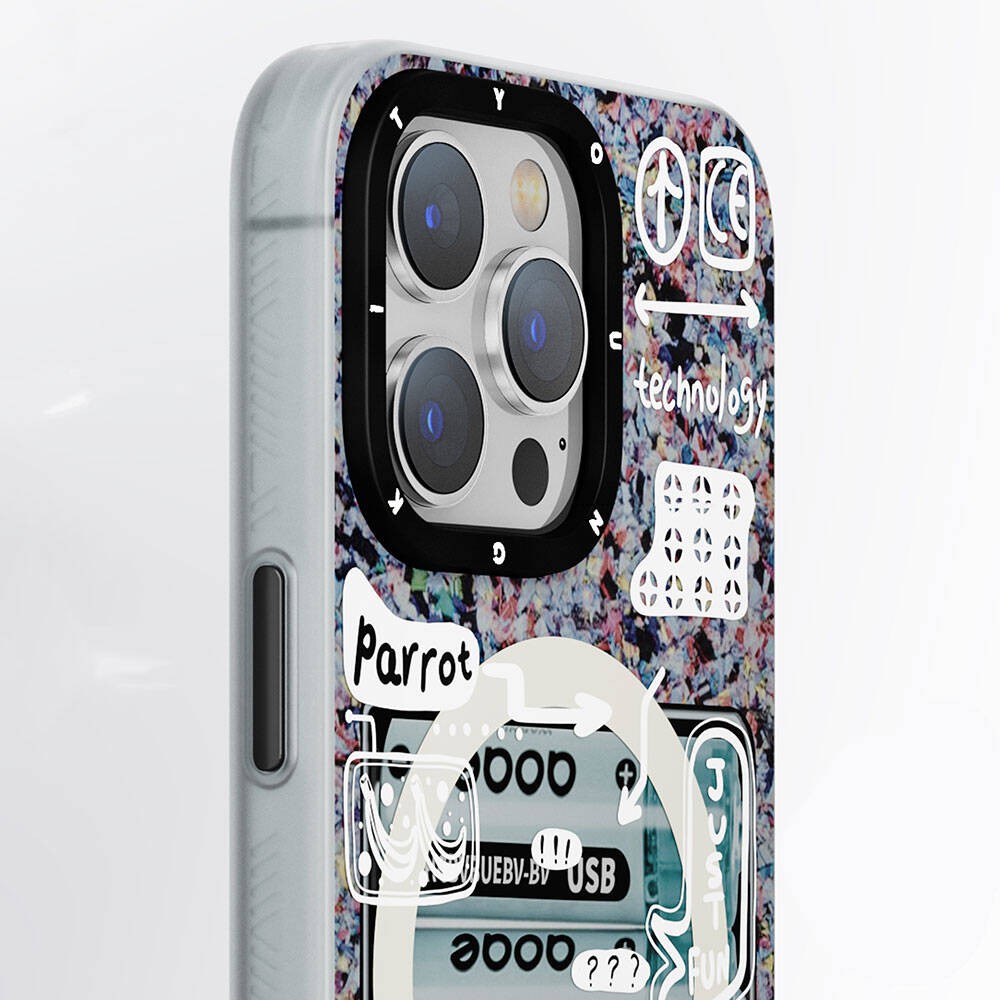 iPhone 15 Pro Kılıf Magsafe Şarj Özellikli Youngkit Dark Matter Serisi Kılıf