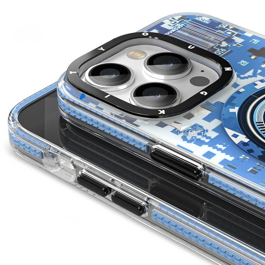iPhone 14 Pro Max Kılıf Magsafe Şarj Özellikli YoungKit Kamuflaj Serisi Kılıf