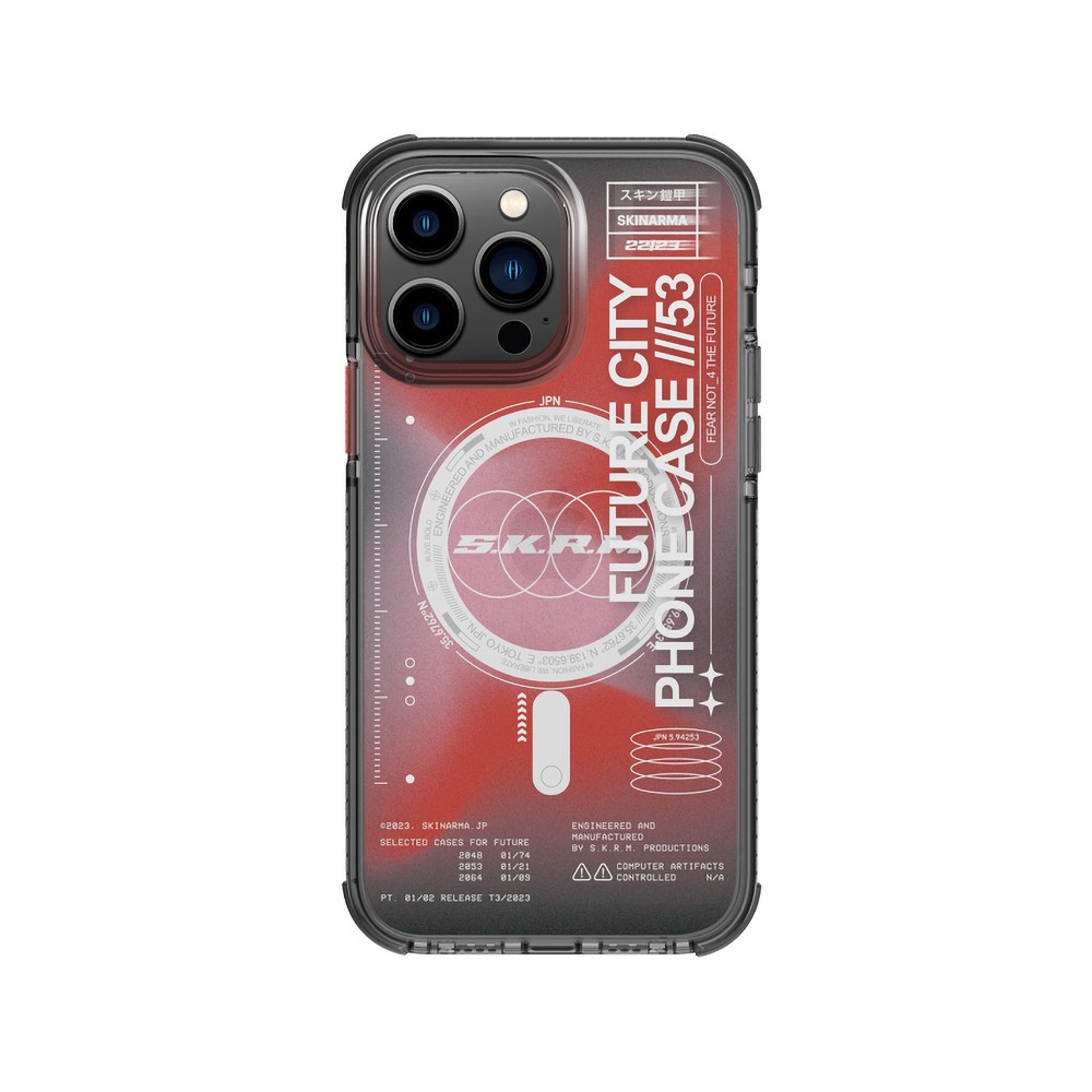 iPhone 14 Pro Kılıf SkinArma Şeffaf Airbag Tasarımlı Magsafe Şarj Özellikli Shorai Kılıf