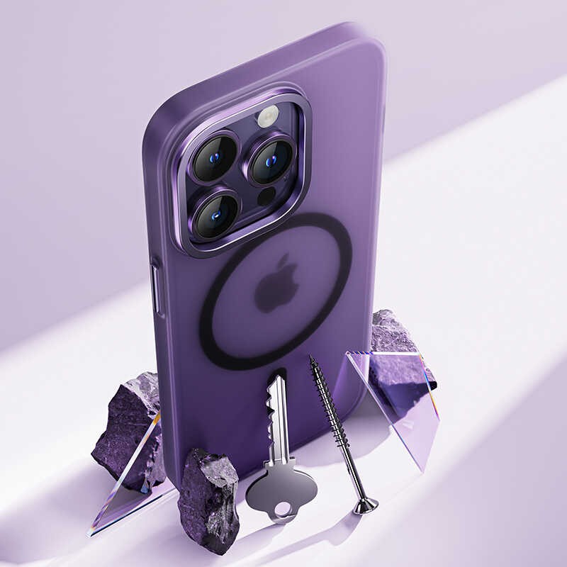iPhone 14 Pro Kılıf Wireless Şarj Destekli Benks Yeni Seri Magnetik Haze Kılıf