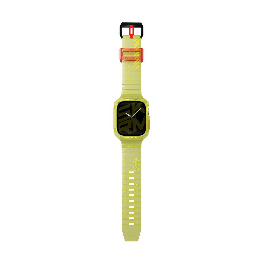 Watch 44mm SkinArma Saido Sert PC Kasa Koruyuculu Silikon Kordon