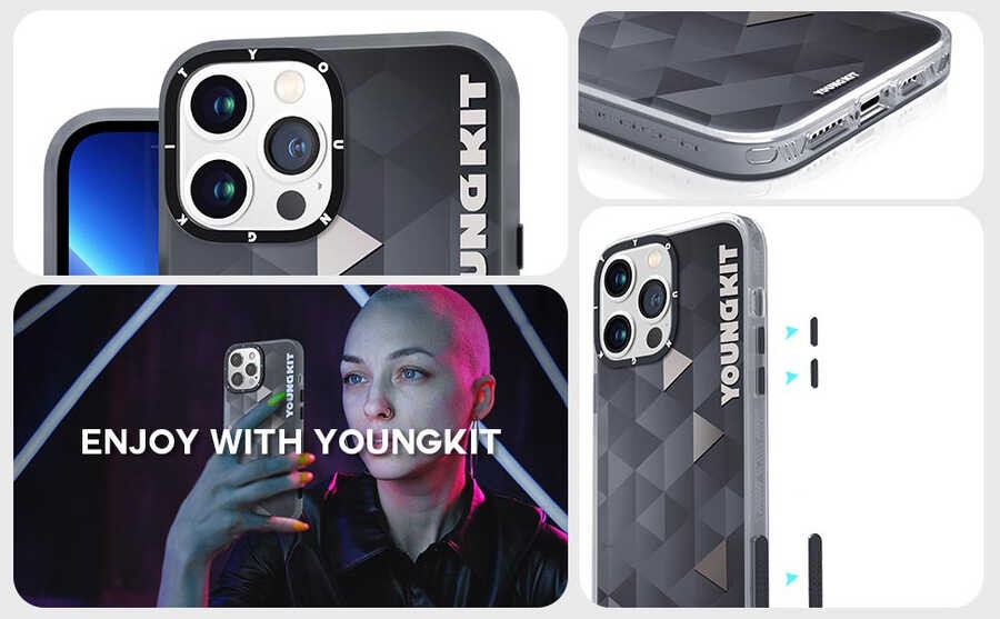 iPhone 12 Pro Max Kılıf YoungKit Klasik Serisi Kılıf