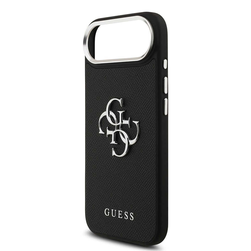 Apple iPhone 17 Air Kılıf Guess Orjinal Lisanslı PU Deri 4G Büyük Metal Logo Dizaynlı Kapak
