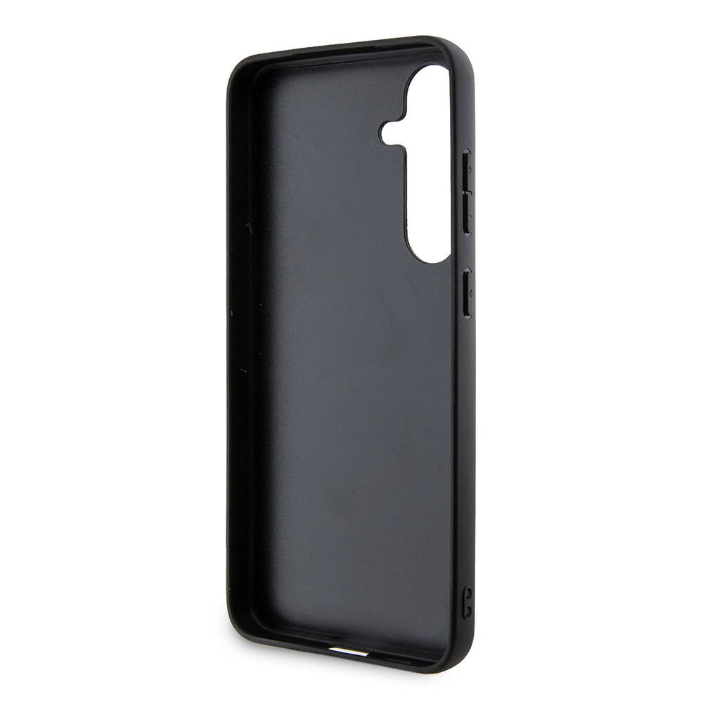 Galaxy S24 Plus Kılıf BMW Orjinal Lisanslı Magsafe Şarj Özellikli Yarım Dokulu Circle Leather Kılıf