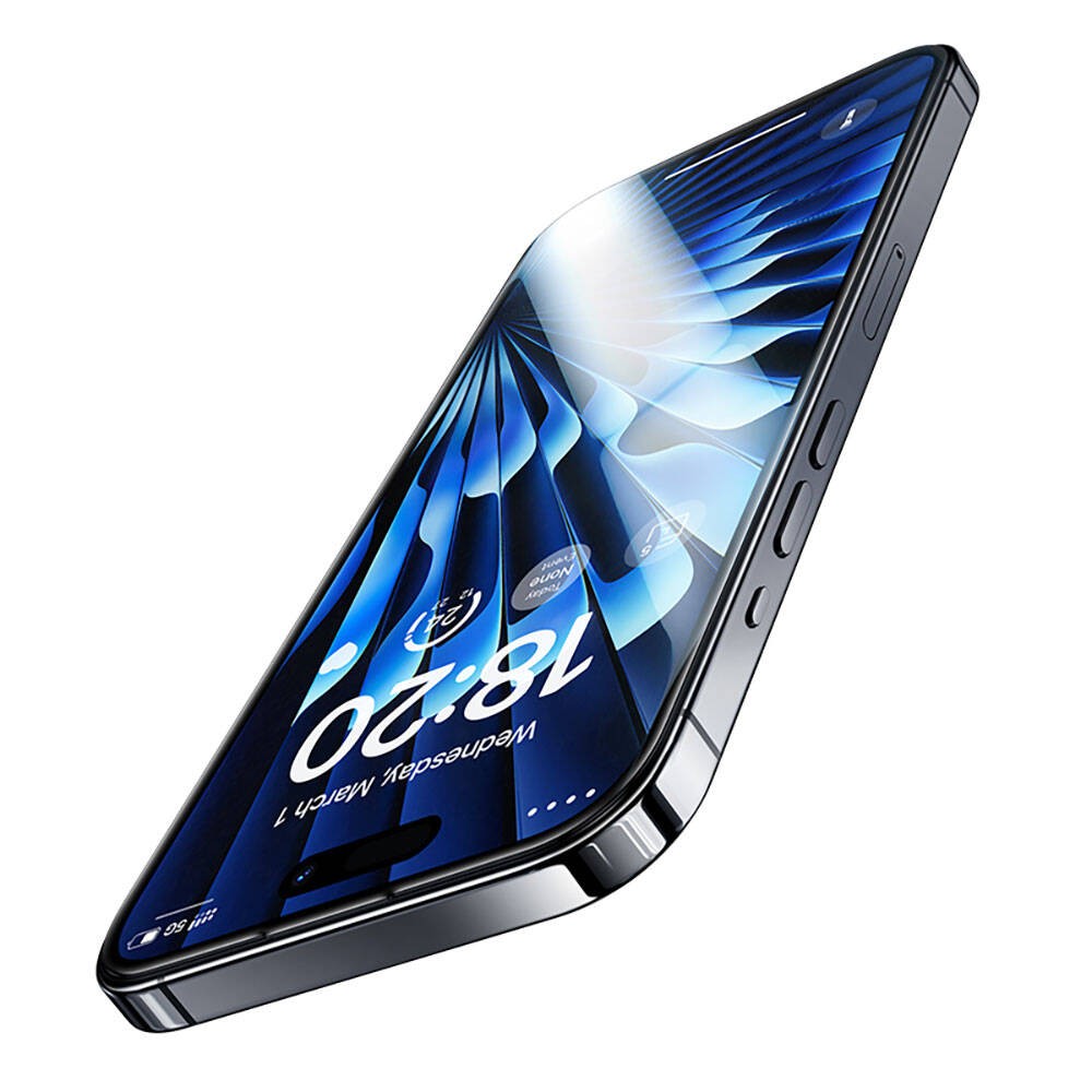 iPhone 15 Benks Glass Warrior Safir Coating Ekran Koruyucu + Kolay Uygulama Aparatlı