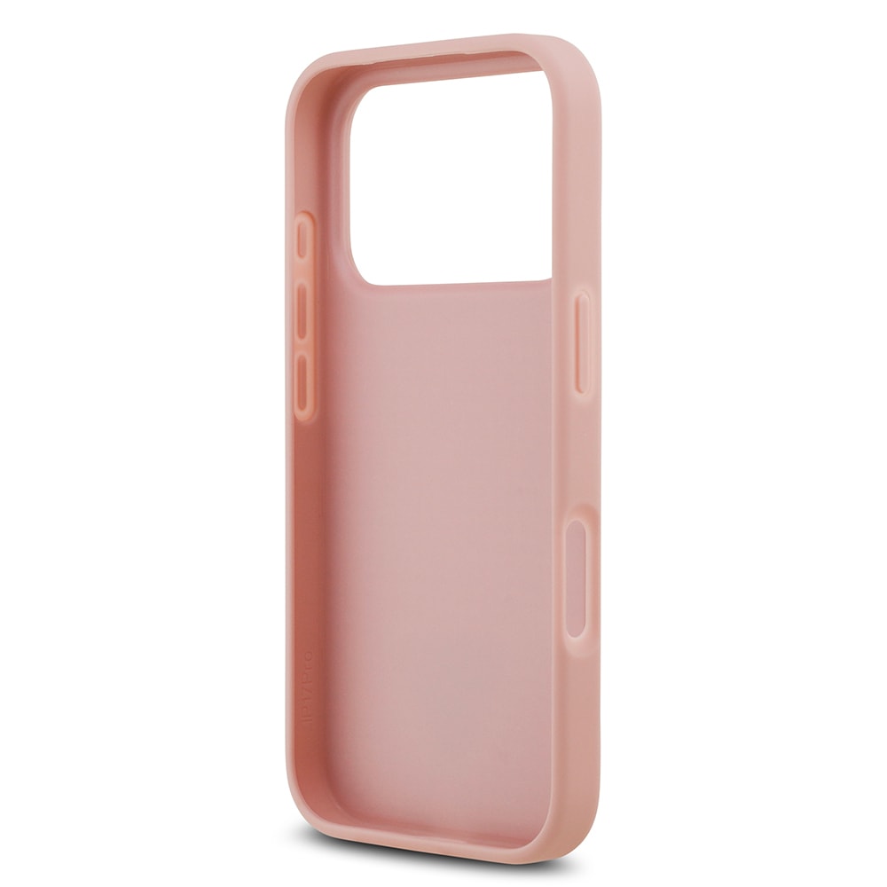 Apple iPhone 17 Pro Kılıf Guess Orjinal Lisanslı Taşlı Arka Yüzey Üçgen Logolu Kapak