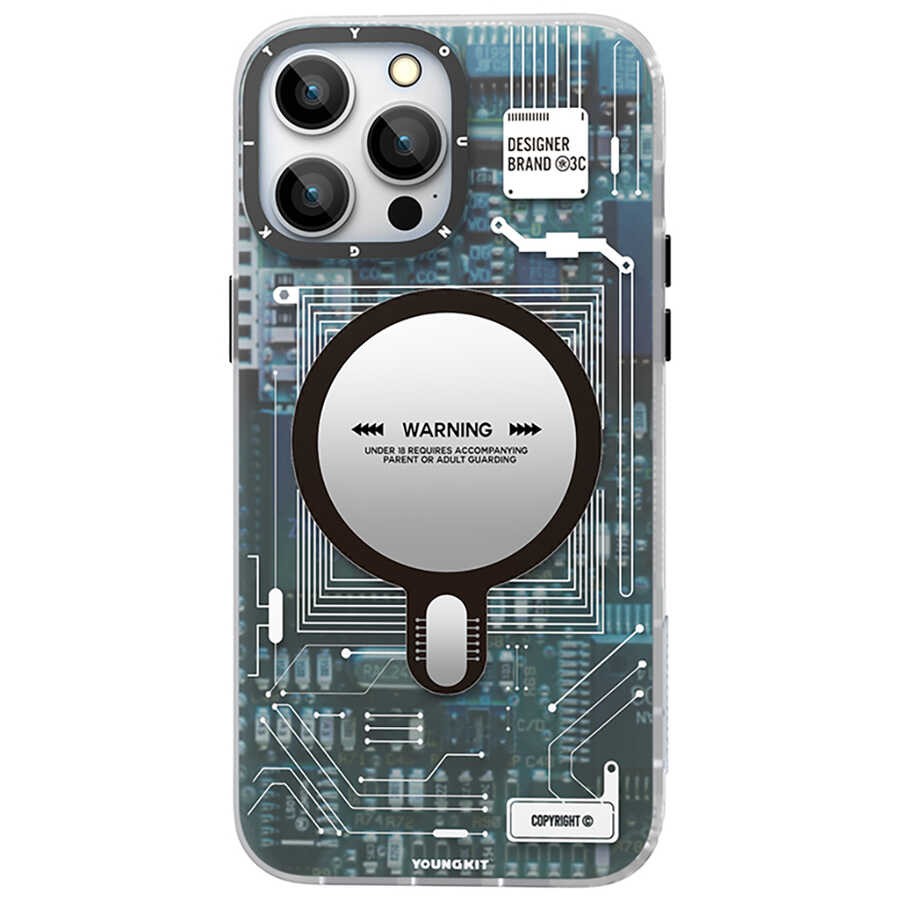 iPhone 13 Pro Kılıf YoungKit Technology Serisi Kılıf