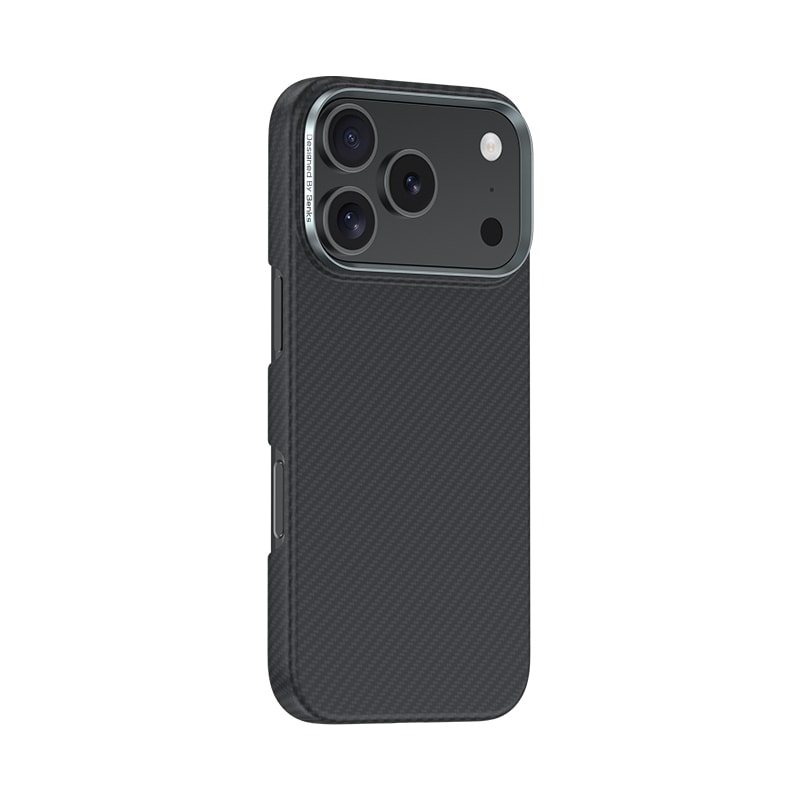Apple iPhone 17 Pro Max Kılıf Benks M-safe Şarj Özellikli Metal Kamera Çerçeveli Magnetik ArmorAir 600D Kevlar Fiber Kapak
