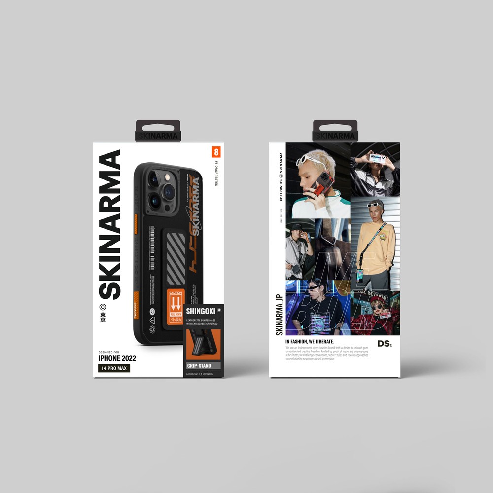 iPhone 14 Pro Max Kılıf SkinArma Standlı Deri Görünümlü Shingoki Kılıf