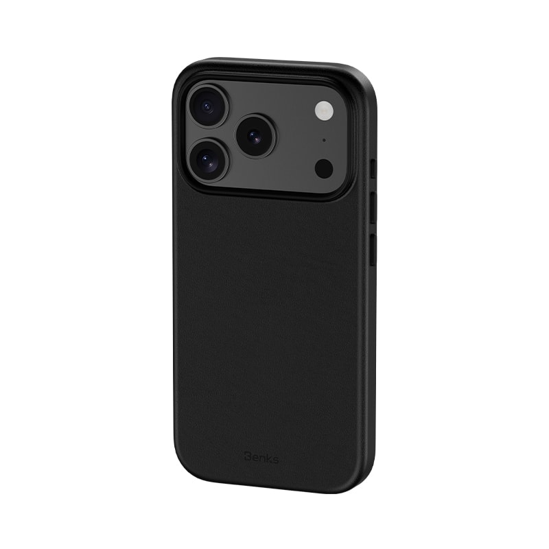 Apple iPhone 17 Pro Max Kılıf M-safe Şarj Özellikli Çizilmeye Dayanıklı Benks VitaPro Serisi PU Deri Kapak