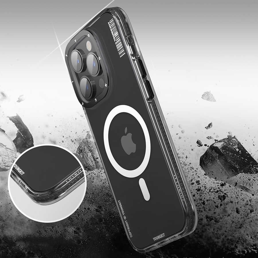 iPhone 14 Pro Max Kılıf Magsafe Şarj Özellikli YoungKit Exquisite Serisi Kılıf