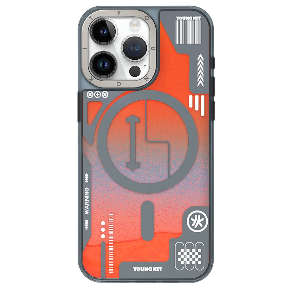 iPhone 15 Pro Max Kılıf Magsafe Şarj Özellikli YoungKit Galaxy Serisi Kılıf