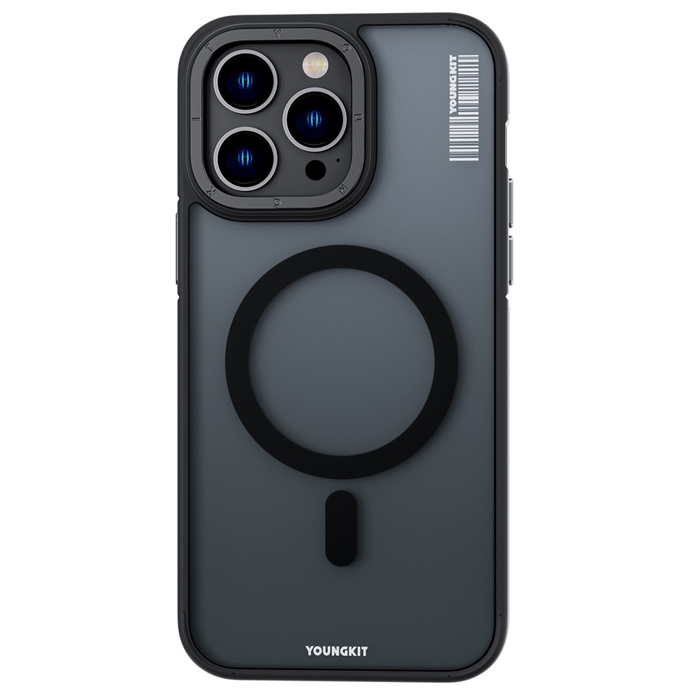 iPhone 14 Pro Max Kılıf Magsafe Şarj Özellikli Youngkit Rock Sand Serisi Kılıf