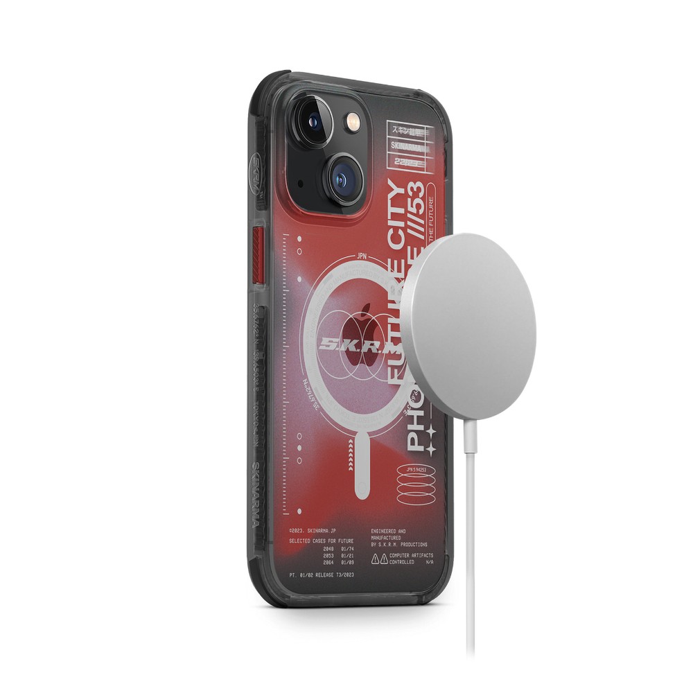 iPhone 14 Kılıf SkinArma Şeffaf Airbag Tasarımlı Magsafe Şarj Özellikli Shorai Kılıf