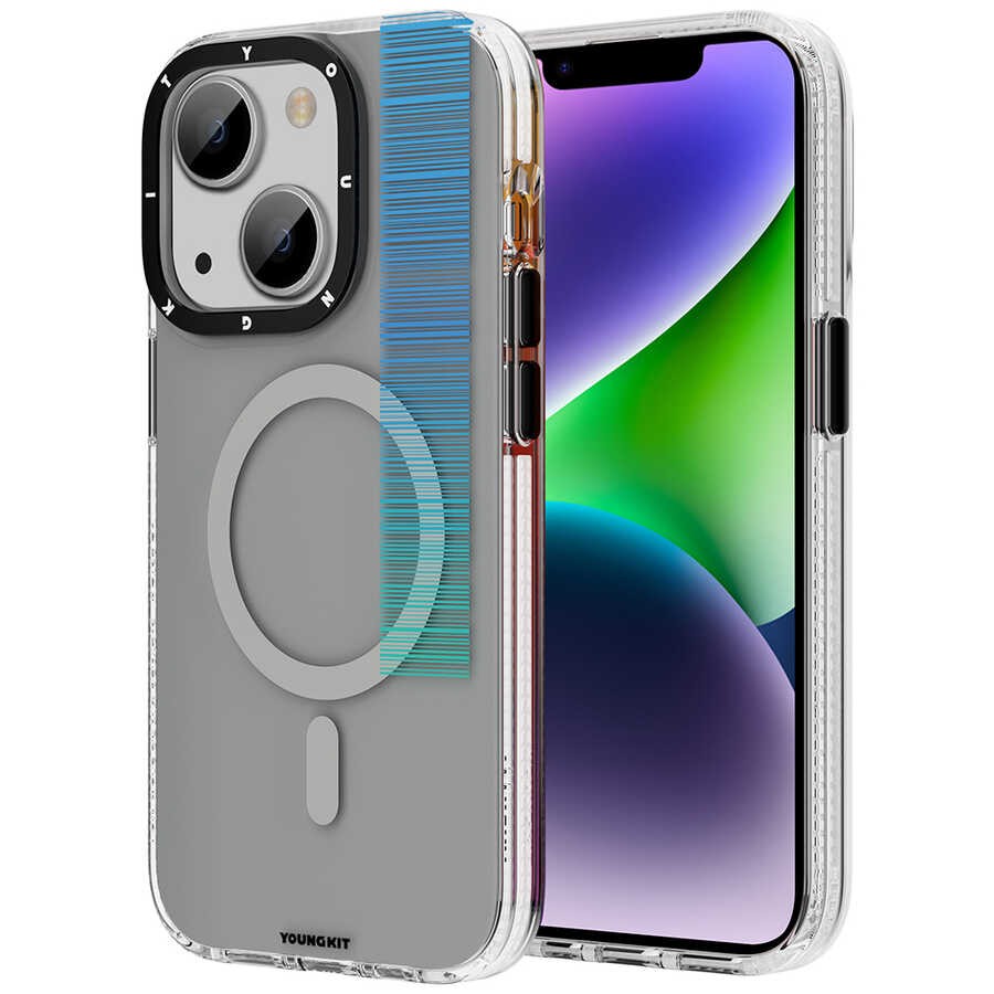 iPhone 14 Plus Kılıf Magsafe Şarj Özellikli Youngkit Pure Serisi Kılıf