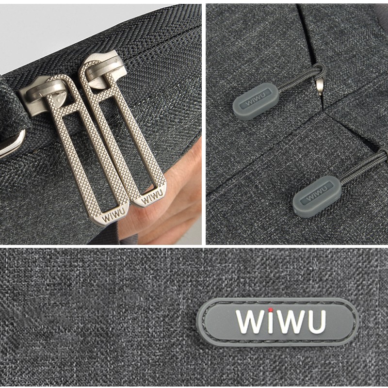Wiwu City Commuter Serisi 13.3 inç Çapraz Vücut Askılı Laptop Çantası