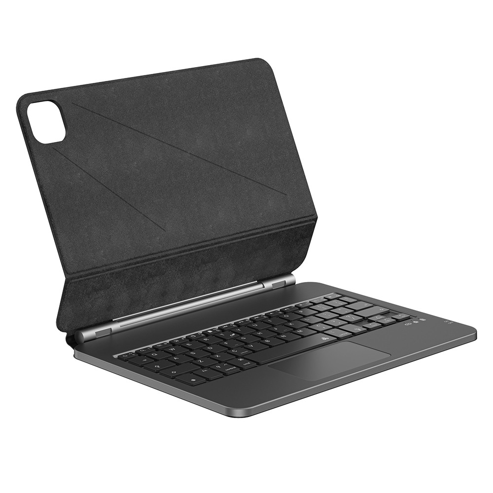 Apple iPad Air 10.9 2020 (4.Nesil) Wiwu MK-003 Gizli Kalem Bölmeli Klavyeli Standlı Kılıf