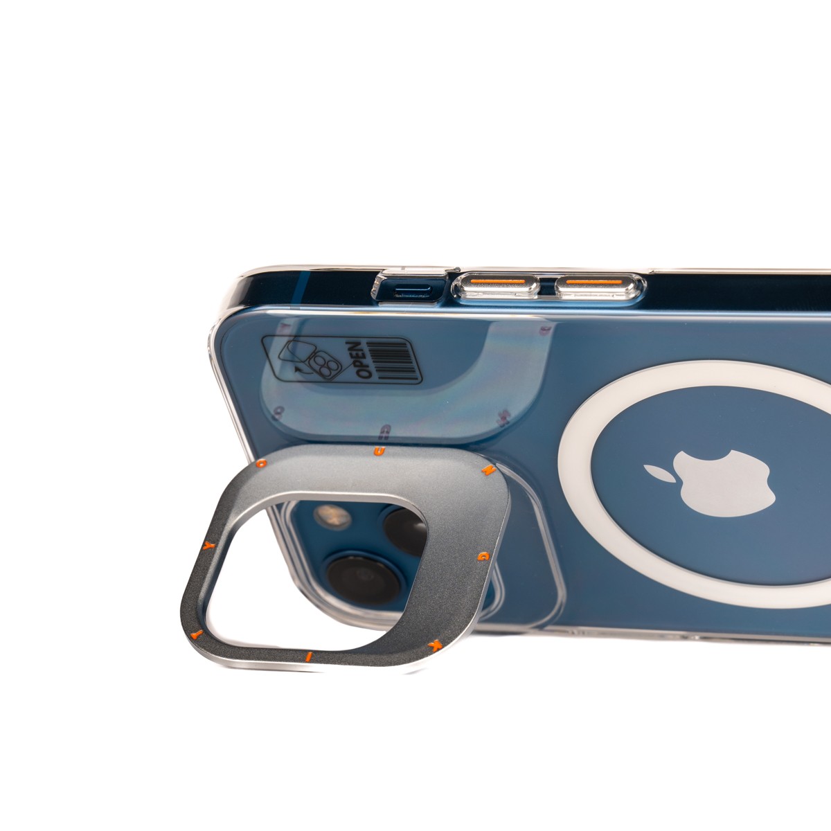 iPhone 13 Kılıf Magsafe Şarj Özellikli Standlı YoungKit Hermit Bracket Serisi Kılıf