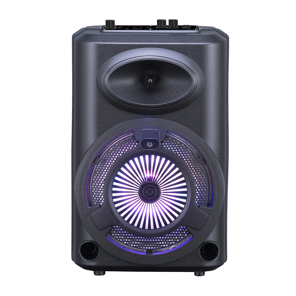 GD-903 Dijital LED Göstergeli FM Radyolu Mikrofonlu RGB TWS 8 inç Stereo Bass Kablosuz Karaoke Hoparlör