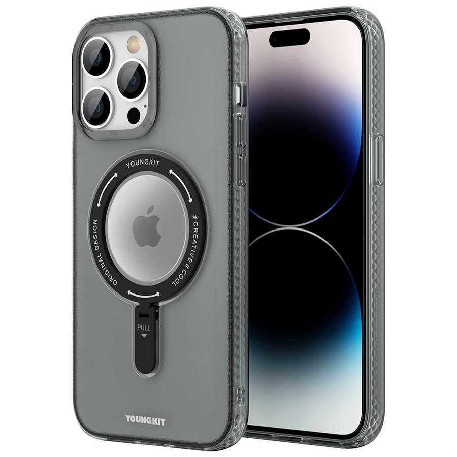 iPhone 13 Pro Kılıf Magsafe Şarj Özellikli Youngkit Rock Serisi Kılıf