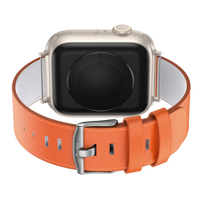 Apple Watch 40mm Benks Vintage Genuine Leather Serisi Deri Kordon Strap Kayış