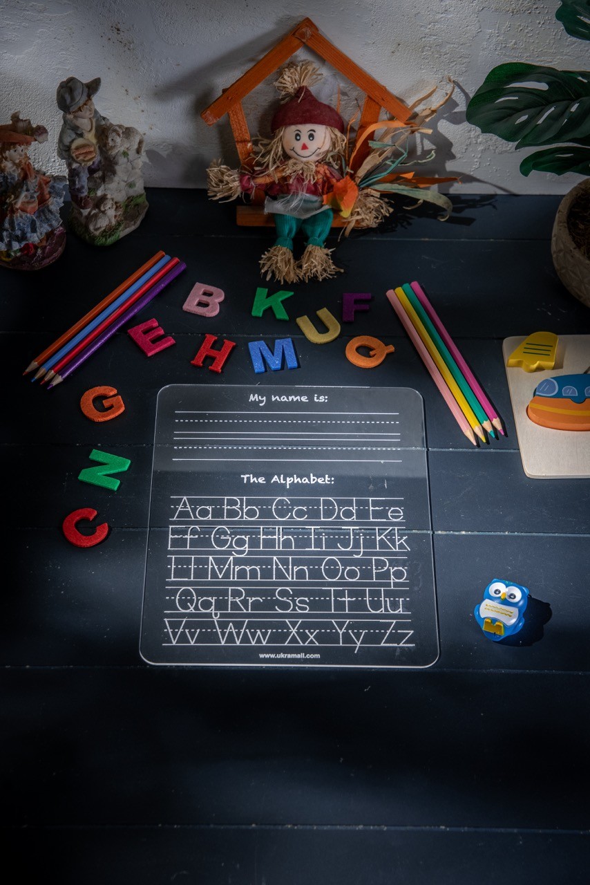 Tracing Boards, Set, Personalized Name, Preschool, Alphabet Learning