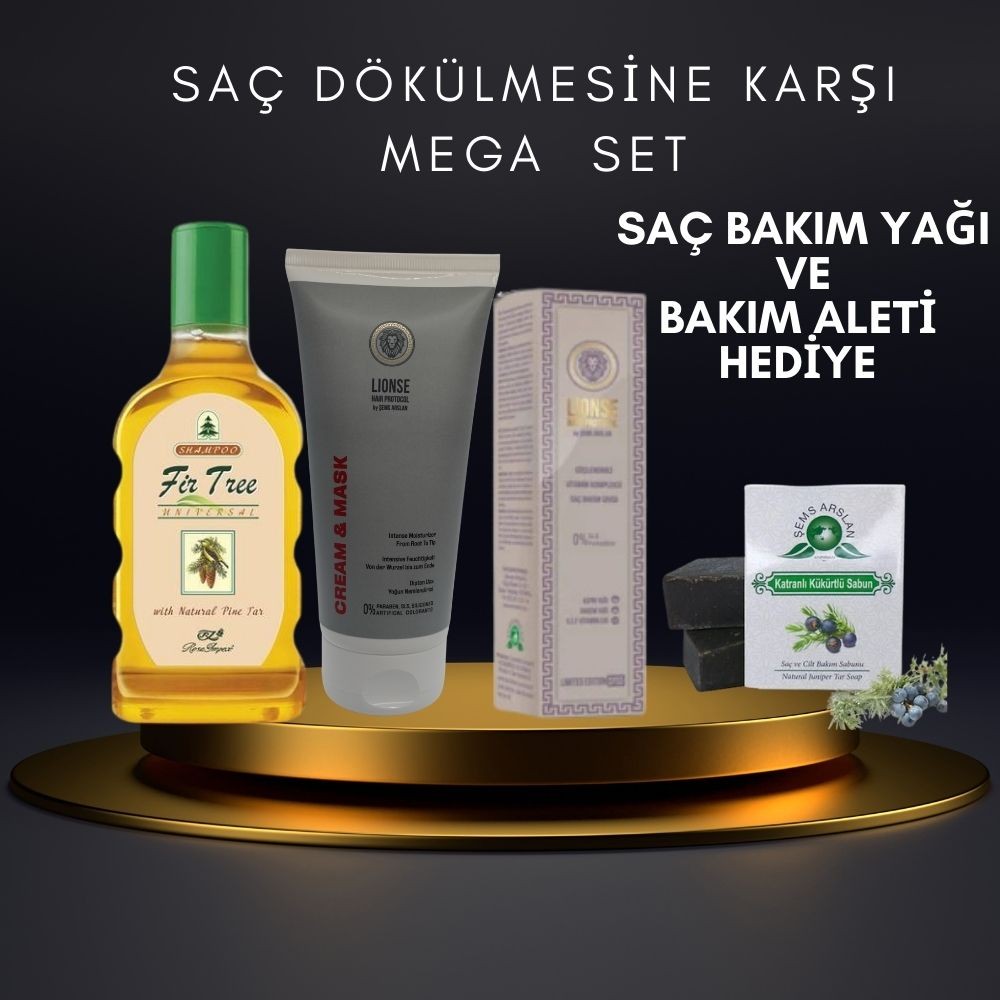 Saç dökülmesine karşı MEGA set