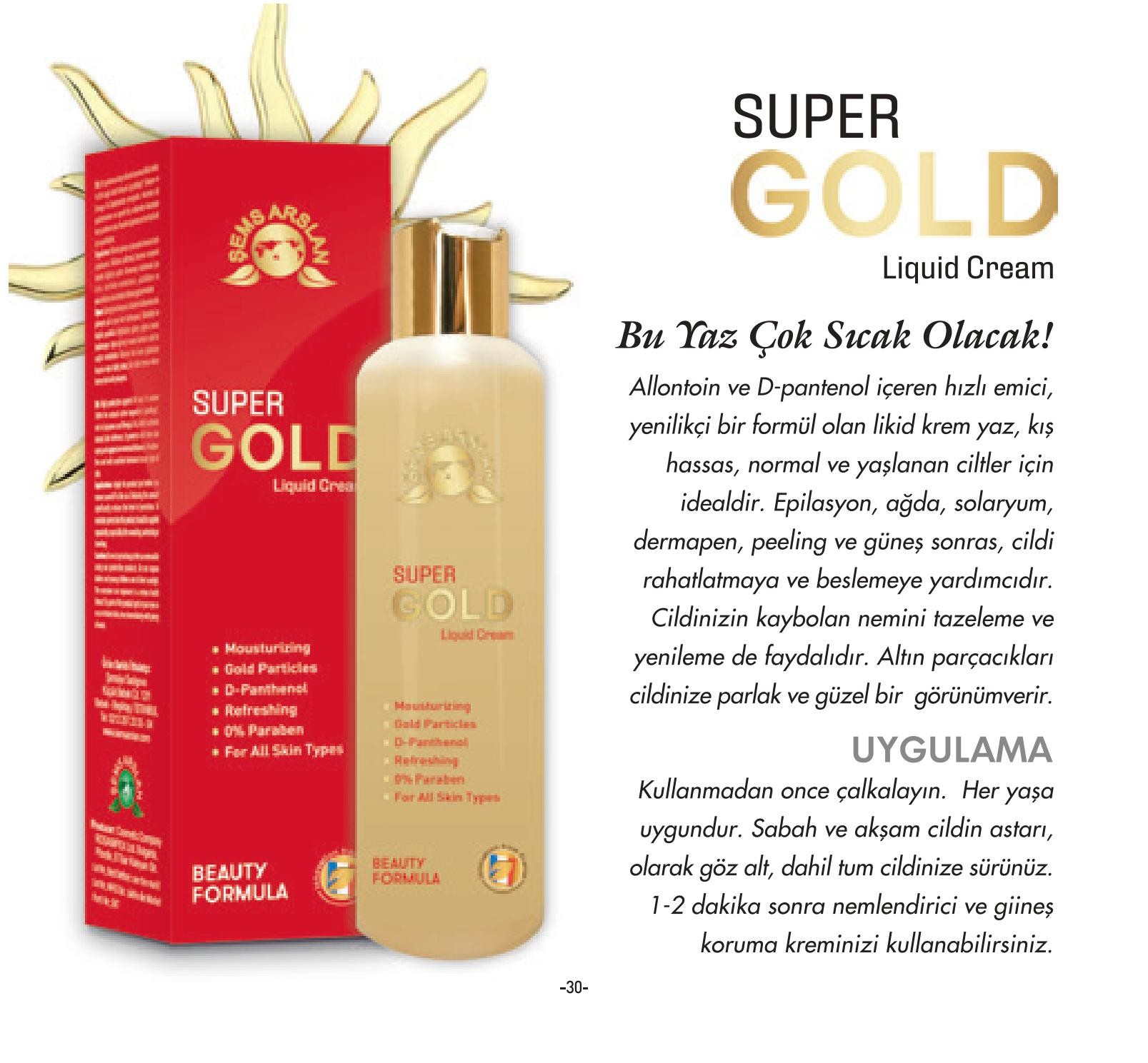 SuperGold Serum Nemlendirici Krem