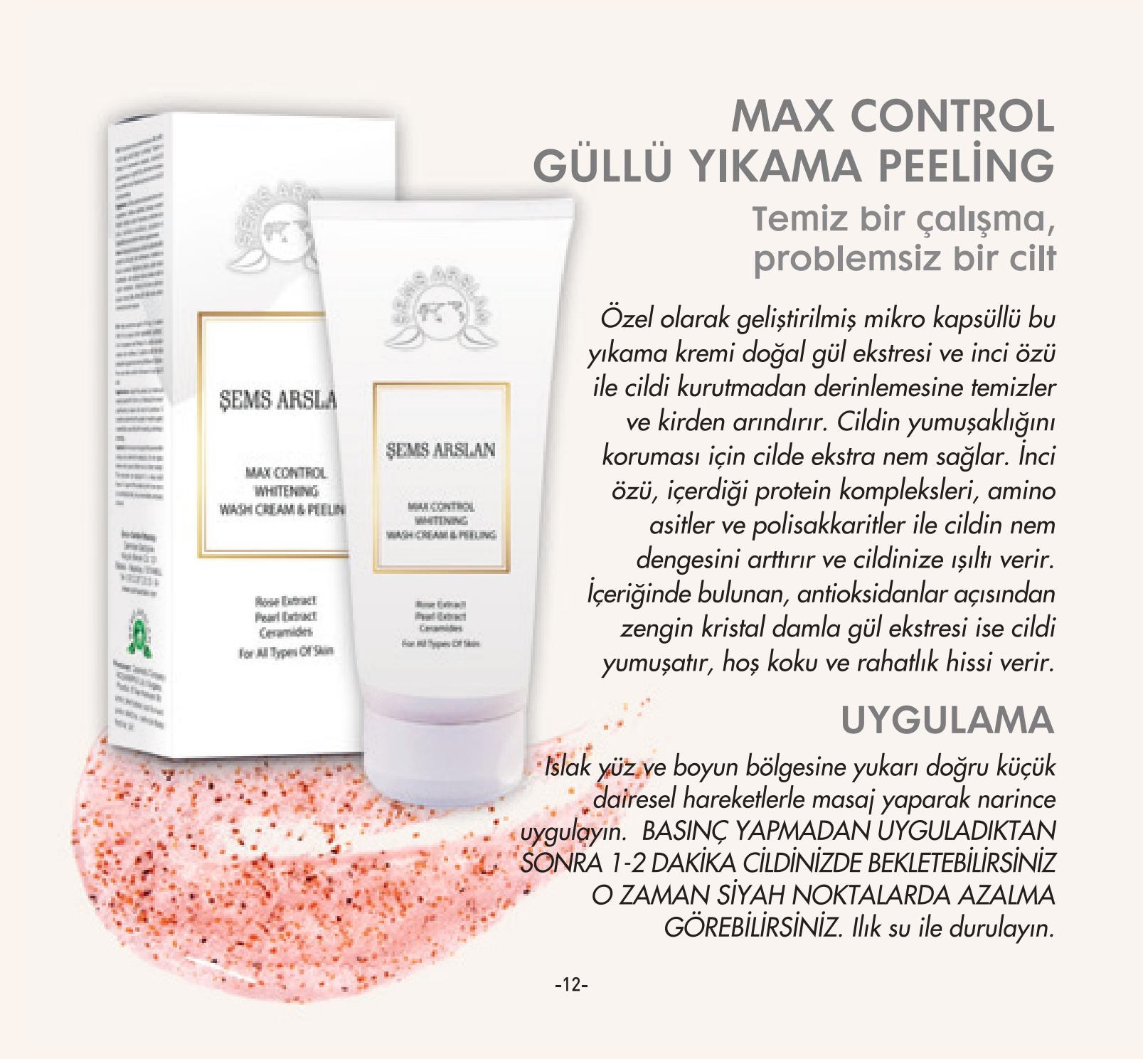 Max Control Temizleyici Peeling Jel 