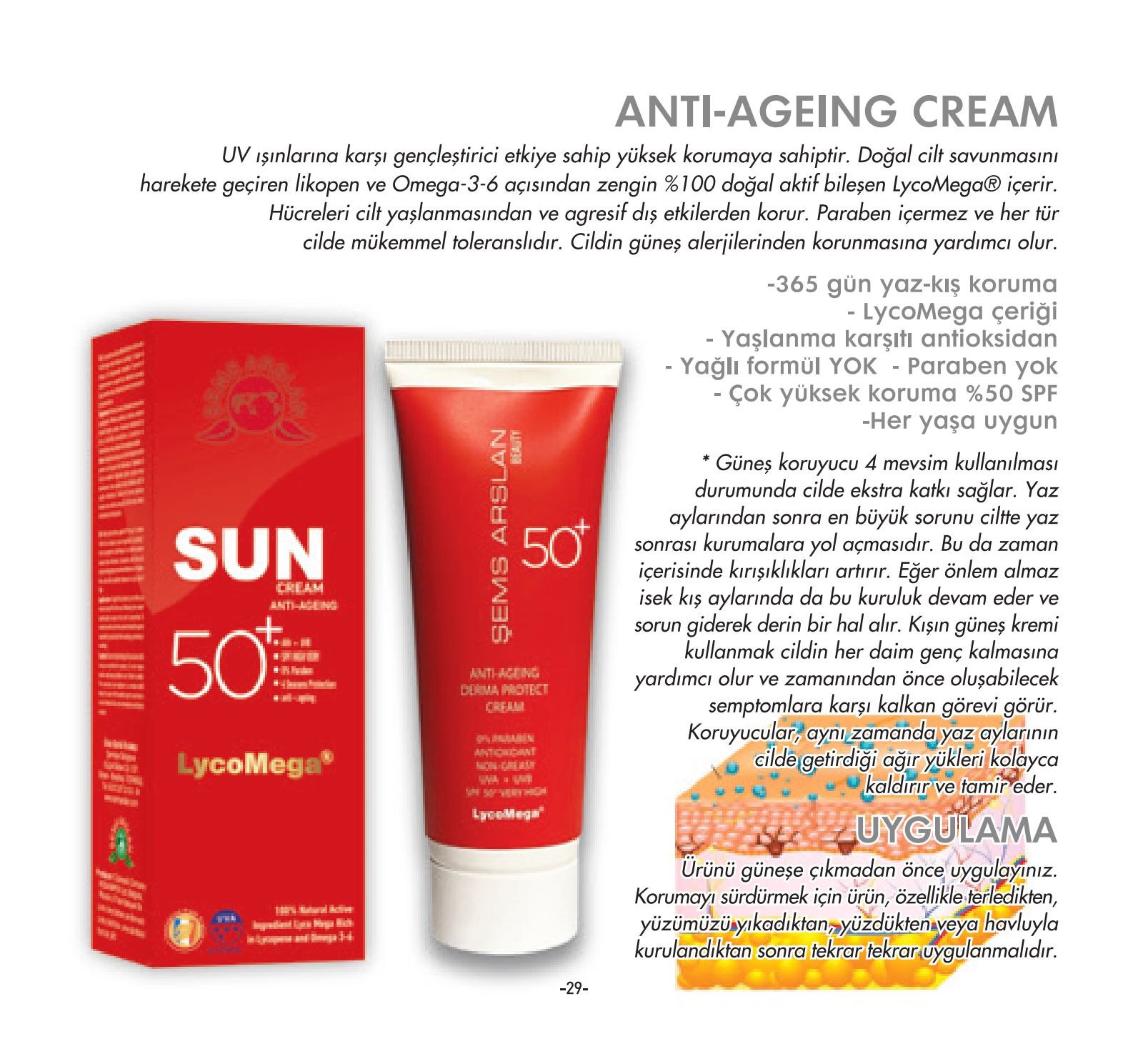  Güneş Koruma Kremi (50SPF)